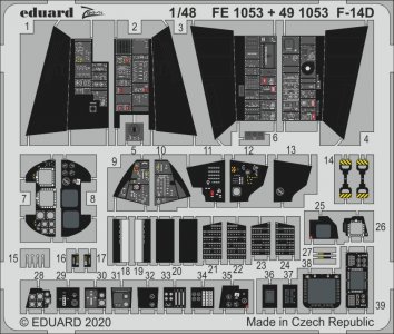 F-14D Tomcat [AMK] &middot; EDU FE1053 &middot;  Eduard &middot; 1:48