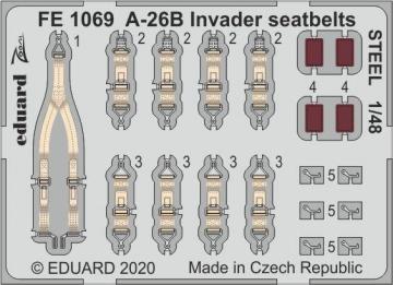 A-26B Invader - Seatbelts STEEL [ICM] · EDU FE1069 ·  Eduard · 1:48