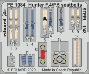 Hunter F.4/F.5 - Seatbelts STEEL [Airfix] &middot; EDU FE1084 &middot;  Eduard &middot; 1:48