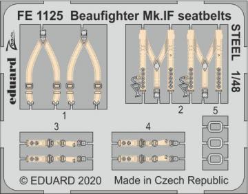 Beaufighter Mk.IF - Seatbelts STEEL [Revell] · EDU FE1125 ·  Eduard · 1:48