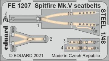 Spitfire Mk.V - Seatbelts STEEL [Eduard] · EDU FE1207 ·  Eduard · 1:48