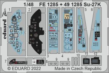 Su-27K [Minibase] · EDU FE1285 ·  Eduard · 1:48