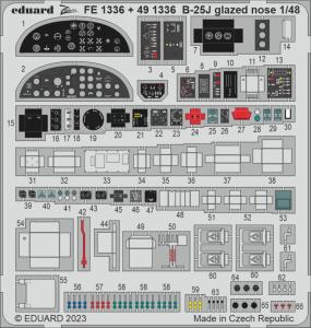 B-25J - Glazed nose [HKM] &middot; EDU FE1336 &middot;  Eduard &middot; 1:48