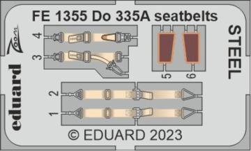 Dornier Do 335A - Seatbelts STEEL [Tamiya] · EDU FE1355 ·  Eduard · 1:48