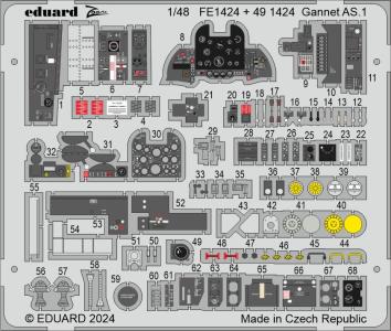 Gannet AS.1 [Airfix] &middot; EDU FE1424 &middot;  Eduard &middot; 1:48