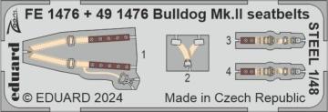 Bulldog Mk.II - Seatbelts - Steel [Airfix] &middot; EDU FE1476 &middot;  Eduard &middot; 1:48