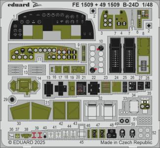 US B-24D Liberator [HobbyBoss] · EDU FE1509 ·  Eduard · 1:48