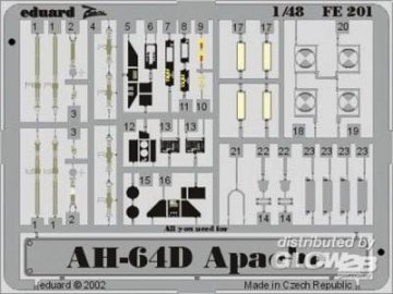 Hughes AH-64D Apache · EDU FE201 ·  Eduard · 1:48