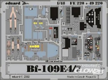 Messerschmitt Bf 109 E-4/E-7 · EDU FE220 ·  Eduard · 1:48