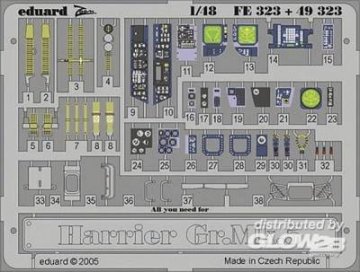 Harrier Gr Mk.5 [Hasegawa] · EDU FE323 ·  Eduard · 1:48