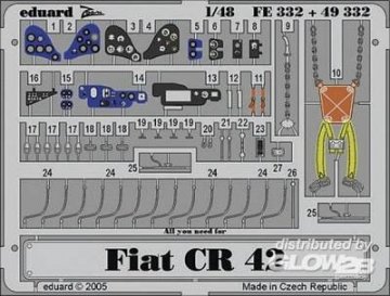 Fiat CR 42 · EDU FE332 ·  Eduard · 1:48