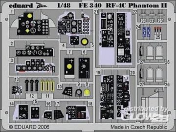RF-4C Phantom II [Hasegawa] · EDU FE340 ·  Eduard · 1:48