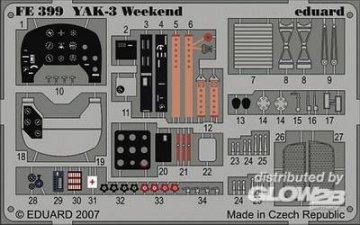 Yak-3 - Weekend Edition [Eduard] &middot; EDU FE399 &middot;  Eduard &middot; 1:48