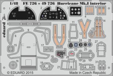 Hurricane Mk.I interior [Airfix] · EDU FE726 ·  Eduard · 1:48