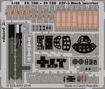 J2F-5 Duck - Interior [Merit] &middot; EDU FE780 &middot;  Eduard &middot; 1:48
