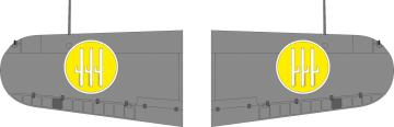 MC.200 Saetta - Wings national insignia [Italeri] &middot; EDU JX344 &middot;  Eduard &middot; 1:32