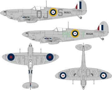 Spitfire Mk.Vb early - British national insignia [Kotare] &middot; EDU JX348 &middot;  Eduard &middot; 1:32