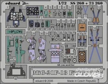 MiG-21F-13 Fishbed C [Revell] · EDU SS260 ·  Eduard · 1:72
