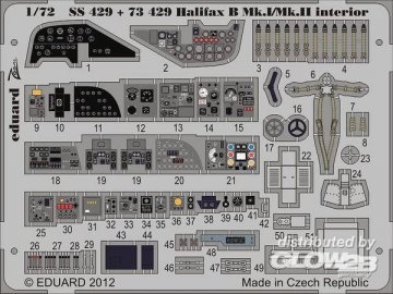 Halifax B Mk.I/Mk.II interior S.A.f.Reve · EDU SS429 ·  Eduard · 1:72