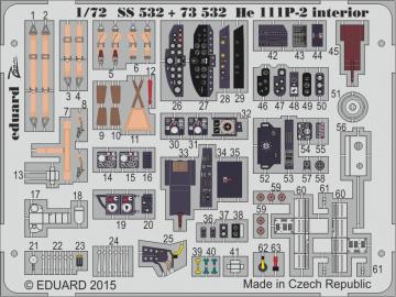 Heinkel He 111 P-2 - Interior S.A. [Airfix] &middot; EDU SS532 &middot;  Eduard &middot; 1:72