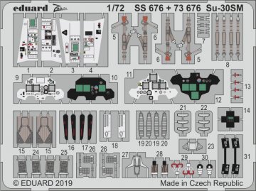 Su-30SM [Zvezda] · EDU SS676 ·  Eduard · 1:72