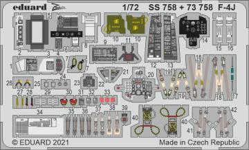 F-4J [Fine Molds] · EDU SS758 ·  Eduard · 1:72