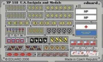 US insignia and medals WWII &middot; EDU TP518 &middot;  Eduard &middot; 1:35