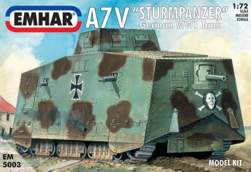 A7V German WWI Tank · EM 5003 ·  Emhar · 1:72