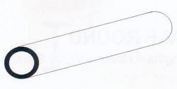 Rundr�hre, 35 cm lang, Durchm.12,7 mm - 1/2, 2 St�ck &middot; EV 500236 &middot;  Evergreen