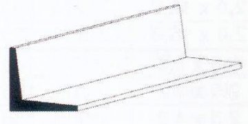 Winkelprofil, 350x4,0x4,0 mm,3 St�ck &middot; EV 500295 &middot;  Evergreen