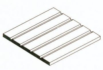 Strukturplatte, 300x600x1,5 mm, Raster 4,06 mm, 1 Stück · EV 514602 ·  Evergreen