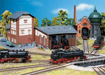 Ringlokschuppen, 3-ständig · FAL 120176 · Faller · H0 Ringlokschuppen, 3-ständig · FAL 120176 · Faller · H0