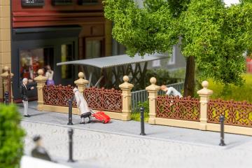 Villenzaun, braun · FAL 180425 · Faller · H0 Villenzaun, braun · FAL 180425 · Faller · H0