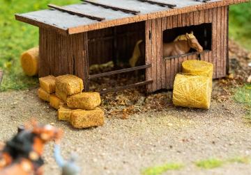 14 runde und 18 eckige Heuballen · FAL 181286 ·  Faller · H0