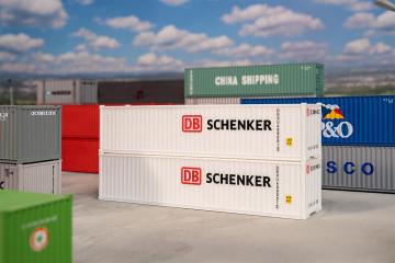 40� Container DB, 2er-Set &middot; FAL 182153 &middot;  Faller &middot; H0