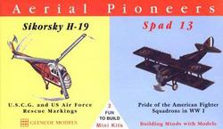 Sikorsky H19, Spad 13 · GLE 3103 · Glencoe Models · 1:100 Sikorsky H19, Spad 13 · GLE 3103 · Glencoe Models · 1:100