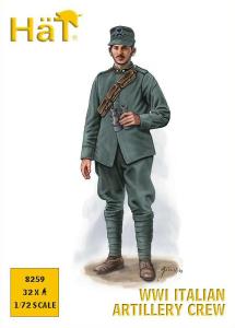 WWI Italian Artillery Crew · HAT 8259 ·  HT Industrie · 1:72