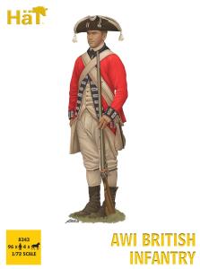Britische Infanterie. Unabh�ngigkeitskrieg &middot; HAT 8343 &middot;  H�T Industrie &middot; 1:72