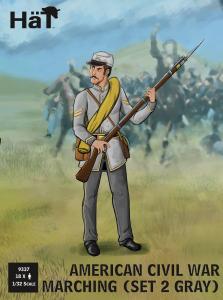 Amerikanischer B�rgerkrieg - S�dstaaten - marschierend - Set 2 &middot; HAT 9337 &middot;  H�T Industrie &middot; 1:32