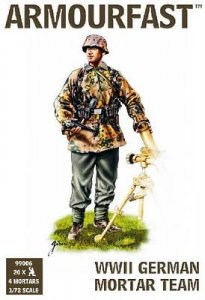 WWII German Mortar Crew &middot; HAT 9906 &middot;  H�T Industrie &middot; 1:72