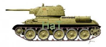 T34-76Model 1943 · HAT 9922 ·  HT Industrie · 1:72