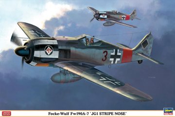 Focke-Wulf Fw 190 A-7 JG1 Stripe Nose · HG 608217 ·  Hasegawa · 1:32