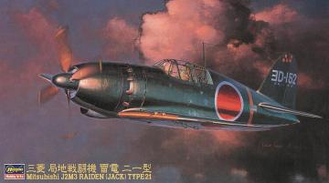Mitsubishi J2M3 Raiden Jack Type 2 · HG 619145 ·  Hasegawa · 1:48