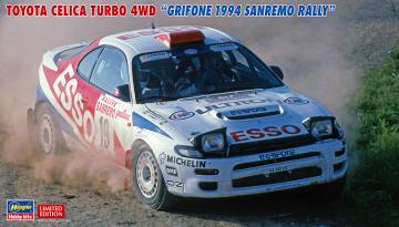 Toyota Celica Turbo 4WD, Grifone 1994 San Remo Rally · HG 620466 · Hasegawa · 1:24 Toyota Celica Turbo 4WD, Grifone 1994 San Remo Rally · HG 620466 · Hasegawa · 1:24