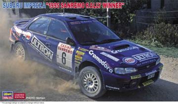 Subaru Impreza, 1995 San Remo Rally &middot; HG 620574 &middot;  Hasegawa &middot; 1:24