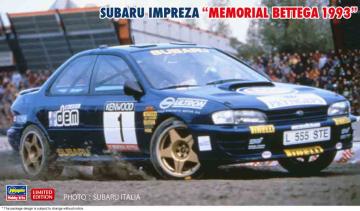 Subaru Impreza Memorial Bettega 1993 &middot; HG 620768 &middot;  Hasegawa &middot; 1:24