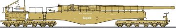 Eisenbahngeschtz Leopold · HG 631258 ·  Hasegawa · 1:72