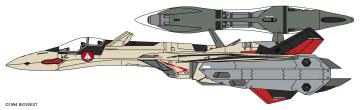 YF-19 with Fast Pack and Fold Booster &middot; HG 665885 &middot;  Hasegawa &middot; 1:72