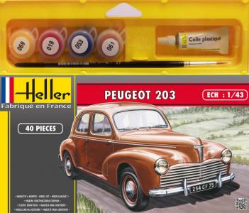 PEUGEOT 203 · HE 50160 ·  Heller · 1:43