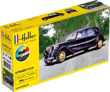 Citroen 11 CV - Starter Kit &middot; HE 56159 &middot;  Heller &middot; 1:43